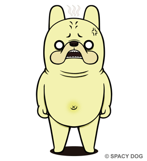 フレンチブルドッグ-アングリードッグ