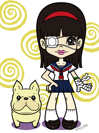 邪気眼ガールとフレンチブルドッグ