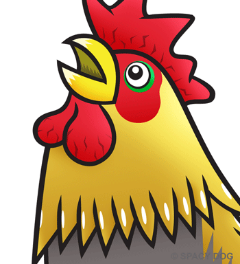 スペイシードッグ２０１７年賀のイラストの準備