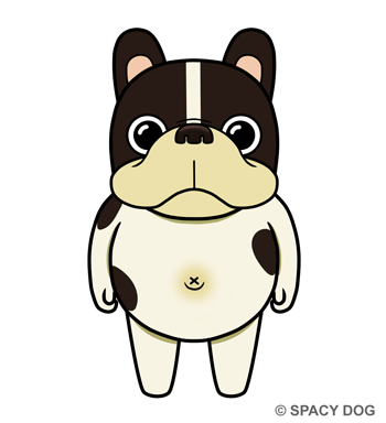 フレンチブルドッグ風の謎の生き物 / パイド