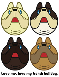 4カラーフレンチブルドッグ